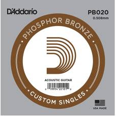 Струна D'Addario PB020 Phosphor Bronze .020