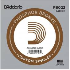 Струна D'Addario PB022 Phosphor Bronze .022