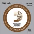 Струна D'Addario PB026 Phosphor Bronze .026