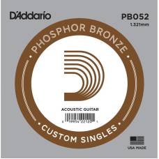 Струна D'Addario PB052 Phosphor Bronze .052