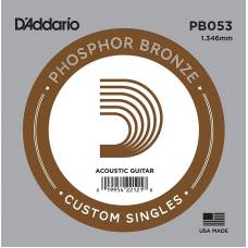 Струна D'Addario PB053 Phosphor Bronze .053