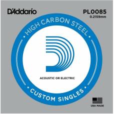 Струна D'Addario PL0085 Plain Steel .0085