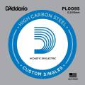 Струна D'Addario PL0095 Plain Steel .0095
