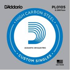 Струна D'Addario PL0105 Plain Steel .0105