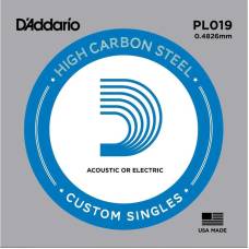 Струна D'Addario PL019 Plain Steel .019