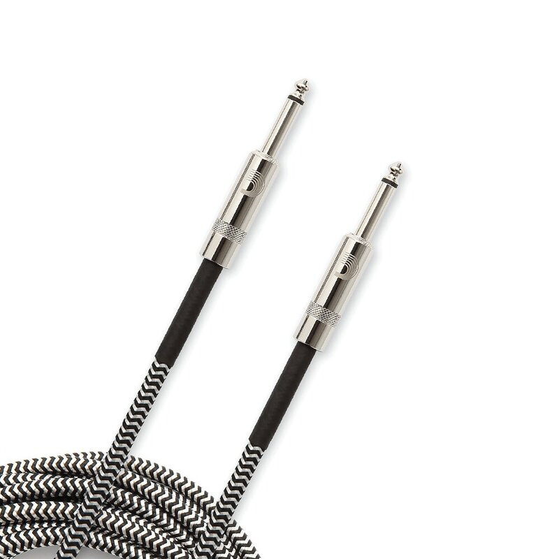 Кабель инструментальный D'ADDARIO PW-BG-10BG Custom Series Braided Instrument Cable - Grey (3m)