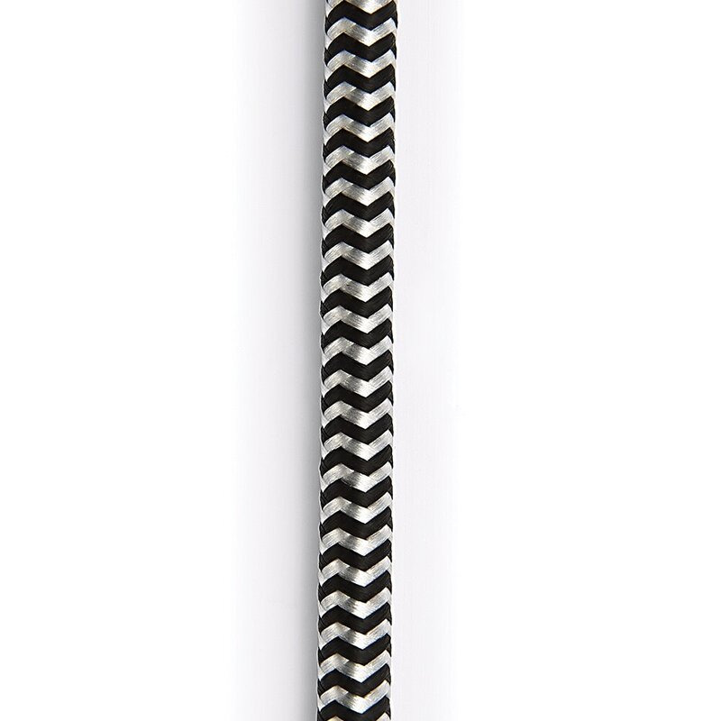 Кабель инструментальный D'ADDARIO PW-BG-10BG Custom Series Braided Instrument Cable - Grey (3m)