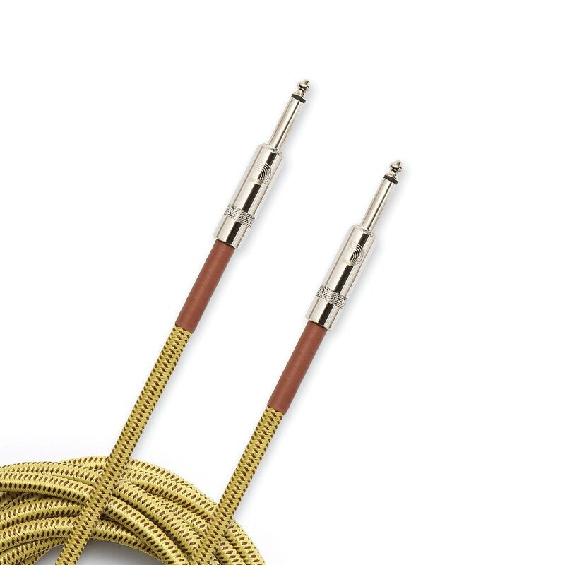 Кабель инструментальный D'ADDARIO PW-BG-10TW Custom Series Braided Instrument Cable - Tweed (3m)