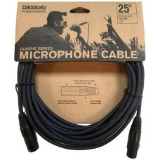 Кабель микрофонный D'Addario PW-CMIC-25 Classic Series Microphone Cable 7.5m (25ft) 