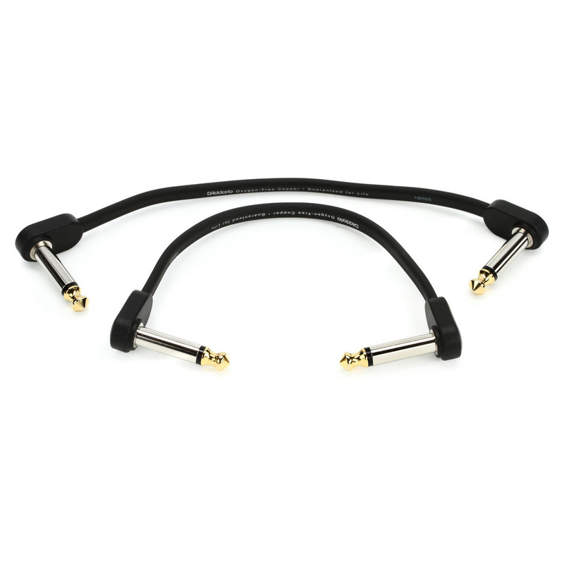 Кабель инструментальный D'ADDARIO PW-FPRR-206 Custom Series Flat Patch Cables (15cm)