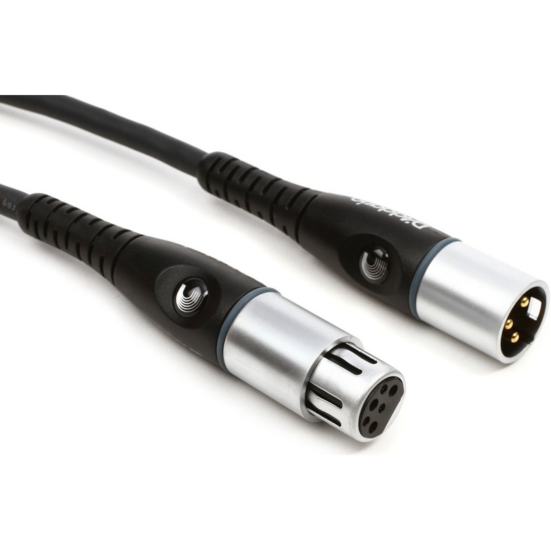 Мікрофонний кабель D'Addario PW-M-05 Custom Series 1.5m (5ft) Microphone Cable
