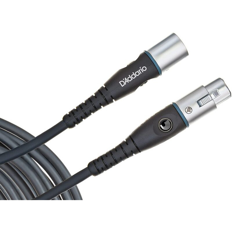 Мікрофонний кабель D'Addario PW-M-10 Custom Series 3m (10ft) Microphone Cable