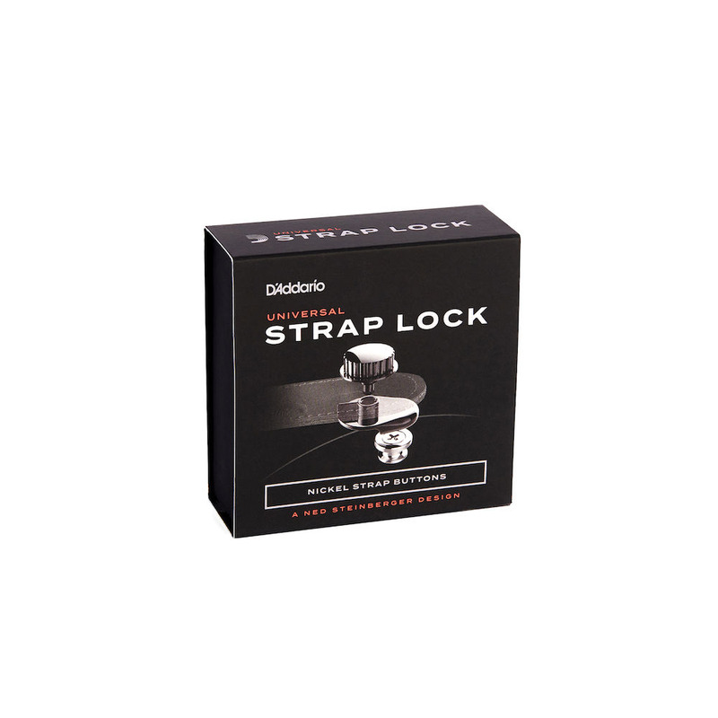 Стреплоки для ремня D'ADDARIO PW-SLS-01 Universal Strap Lock System (Black)