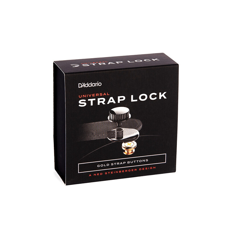 Стреплоки для ремня D'ADDARIO PW-SLS-03 Universal Strap Lock System (Gold)