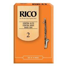 Трость для саксофона бас D'Addario Rico RFA1020 - Contrabass Clarnet Bass Saxophone #2.0 - 1 шт. (1 шт.)