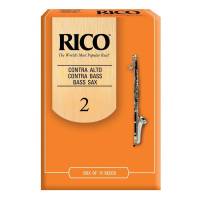 Трости для саксофона бас D'Addario Rico RFA1020 - Contrabass Clarnet Bass Saxophone #2.0 - 10-Pack (10 шт.)