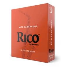 Трости для саксофона альт D'Addario Rico RJA1025 - Alto Sax #2.5 - 10-Pack (10 шт.)