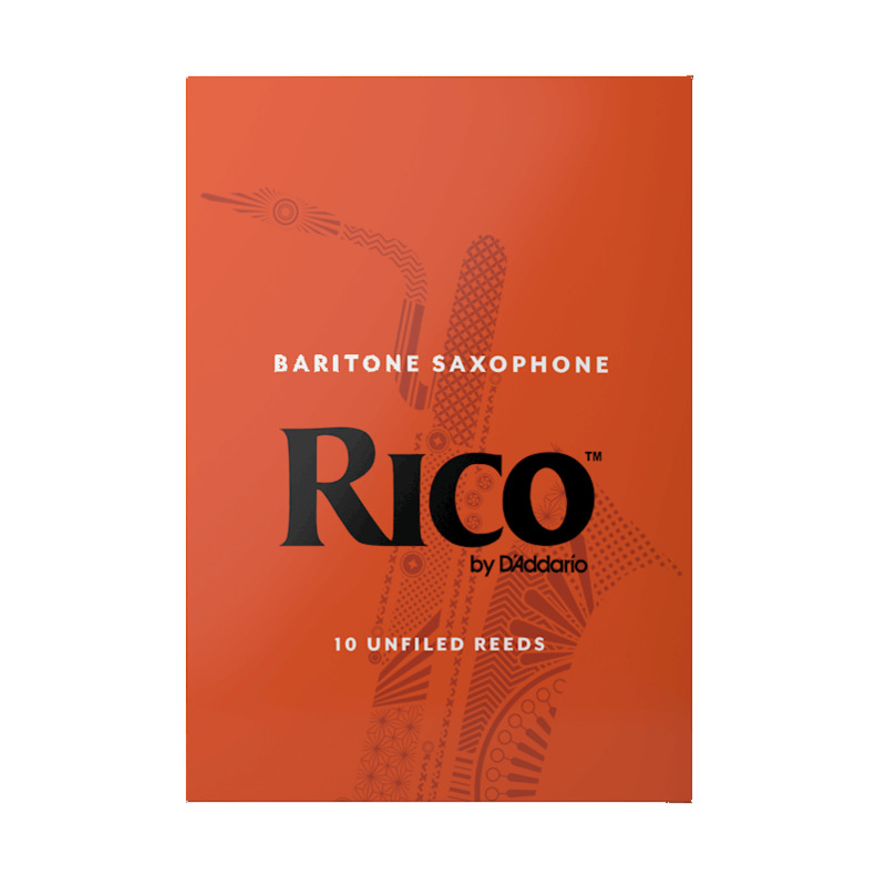 Трости для саксофона баритон D'Addario Rico RLA1025 - Baritone Sax #2.5 - 10-Pack (10 шт.)