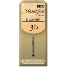 Трости для кларнета D'Addario Rico Mitchell Lurie Premium RMLP5BCL350 - Bb Clarinet #3.5 - 5-Pack (5 шт.)