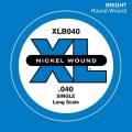 Струна D'Addario XLB040 XL Nickel Round Wound Long Scale .040
