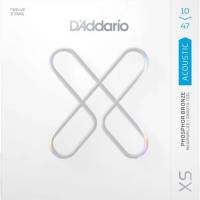 Струни для акустичної гітари D'Addario XSABR1047-12 80/20 Bronze Light 12 String 10/47