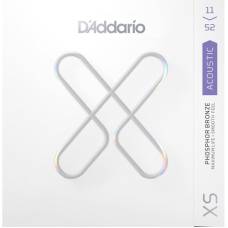 Струны для акустической гитары D'Addario XSAPB1152 Phosphor Bronze Custom Light 11/52