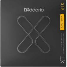 Струны для акустической гитары D'Addario XTABR1256 XT 80/20 Bronze Light Top/Medium Bottom 12/56