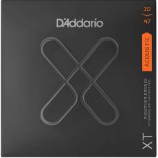 Струны для акустической гитары D'Addario XTAPB1047 XT Phosphor Bronze Extra Light 10/47