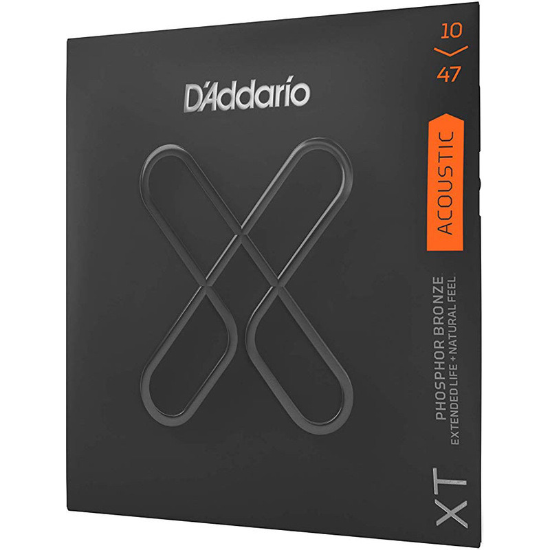 Струни для акустичної гітари D'Addario XTAPB1047 XT Phosphor Bronze Extra Light 10/47