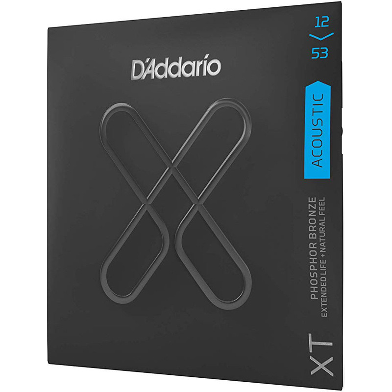 Струни для акустичної гітари D'Addario XTAPB1253 XT Phosphor Bronze Light 12/53