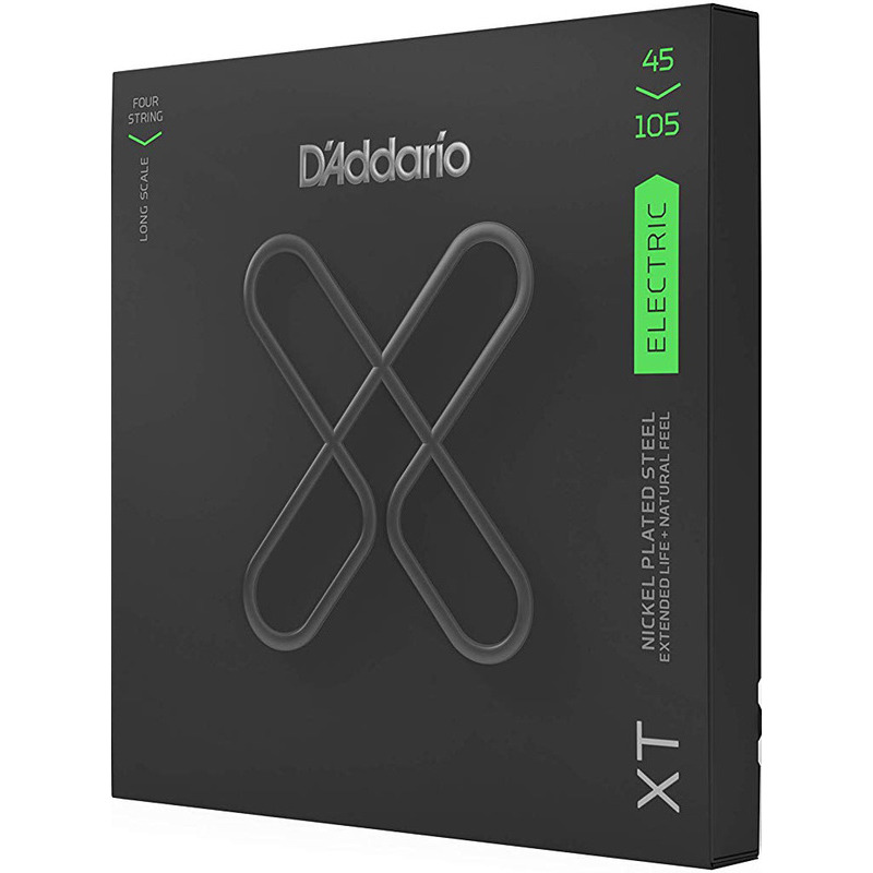 Струны для бас-гитары D'Addario XTB45105 XT Bass Light Top/Medium Bottom 45/105