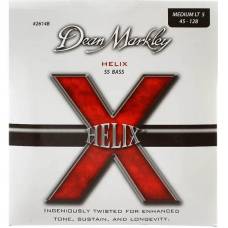 Струны для бас-гитары Dean Markley 2614B Helix HD Stainless Steel Medium Light 5-String 45/128