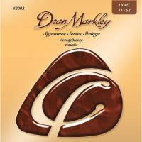 Струны для акустической гитары Dean Markley 2002 Signature Series Vintage Bronze Light 11/52