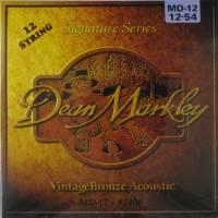 Струны для акустической гитары Dean Markley DMS2206 Signature Series 12 String 12/54