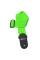 Ремень для гитары DIMARZIO NYLON WITH LEATHER ENDS (NEON GREEN)