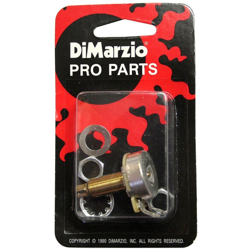 Потенциометр для гитары DiMarzio EP1201L Custom Taper Potentiometer 500K Long Shaft