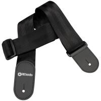 Ремень для гитары DIMARZIO NYLON WITH LEATHER ENDS (BLACK)