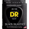 Струны для бас-гитары DR BKB5-130 Black Beauties K3 Coated Medium 5-Strings 45-130