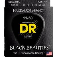 Струны для электрогитары DR BKE-11 Black Beauties Heavy K3 Coated 11/50