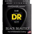 Струны для электрогитары DR BKE-9/46 Black Beauties Light Heavy K3 Coated 9/46