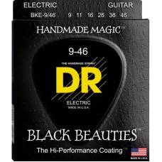 Струны для электрогитары DR BKE-9/46 Black Beauties Light Heavy K3 Coated 9/46