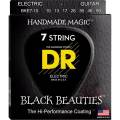 Струны для электрогитары DR BKE7-10 Black Beauties Medium K3 Coated 7 Strings 10/56