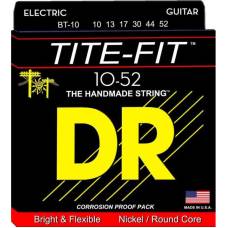 Струны для электрогитары DR BT-10 Tite-Fit Nickel Plated Big-n-Heavy 10/52