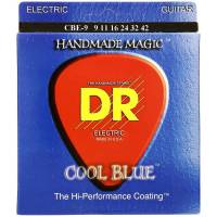 Струны для электрогитары DR CBE-9 Cool Blue Light Coated 9/42