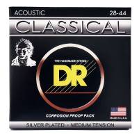 Струны для классической гитары DR CN-M Silver-Plated Nylon Medium Tension 28-42