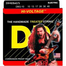 Струны для электрогитары DR DBG-10 Dimebag Darrell Hi Voltage Nickel Plated Medium 10/46