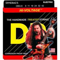 Струны для электрогитары DR DBG-9 Dimebag Darrell Hi Voltage Nickel Plated Light 9/42