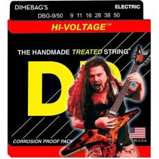 Струны для электрогитары DR DBG-9/50 Dimebag Darrell Hi Voltage Nickel Plated Light & Heavy 9/50