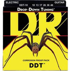Струны для электрогитары DR DDT-10 Drop-Down Tuning Nickel Plated Medium 10/46