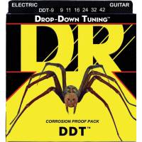 Струны для электрогитары DR DDT-9 Drop-Down Tuning Nickel Plated Light 9/42